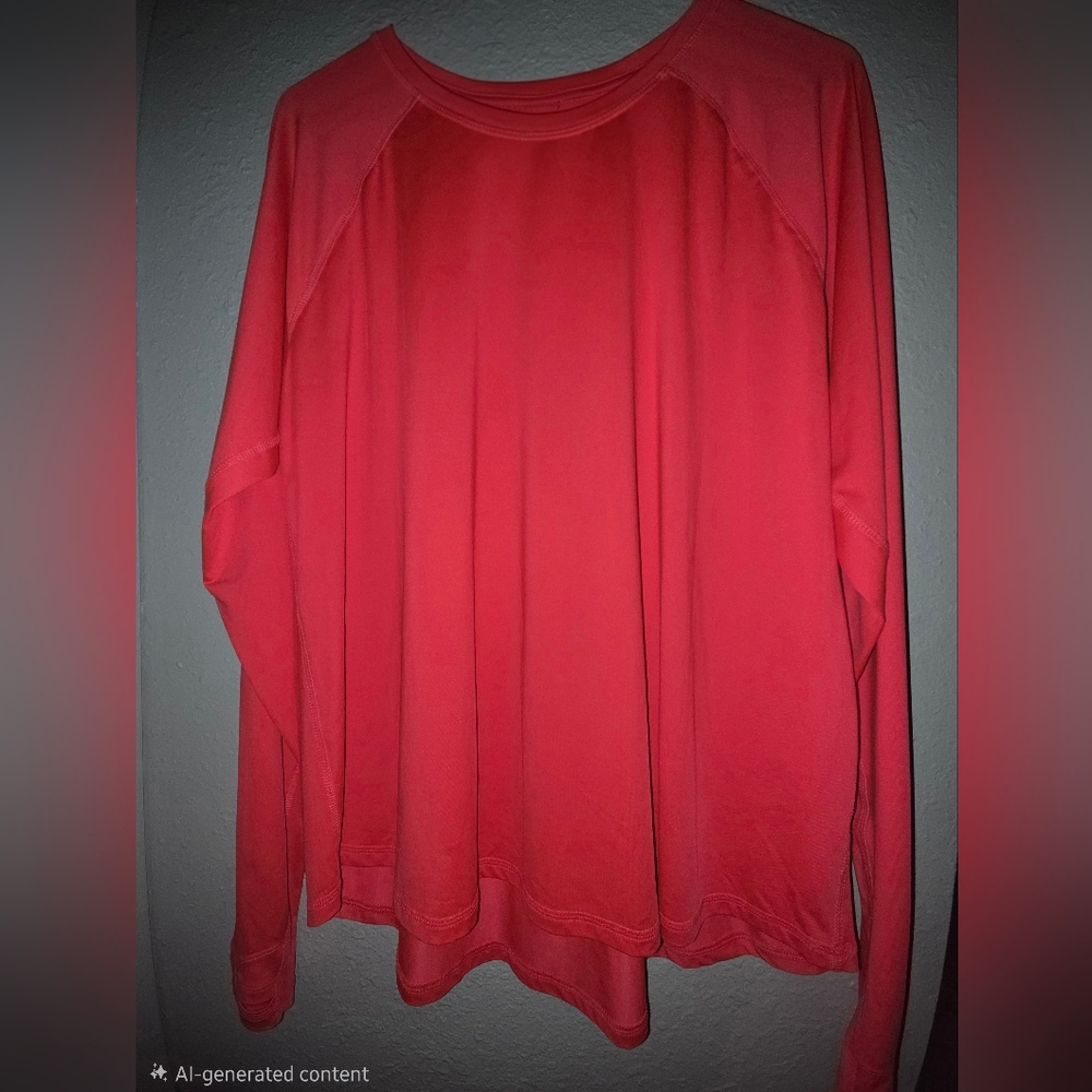 TEK GEAR Vibrant Pink Long Sleeve Top